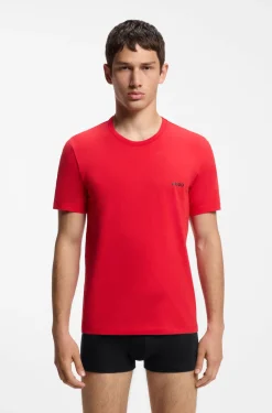Dreierpack T-Shirts aus Baumwolle mit Logo-Print