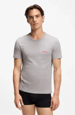 Dreierpack T-Shirts aus Baumwolle mit Logo-Print