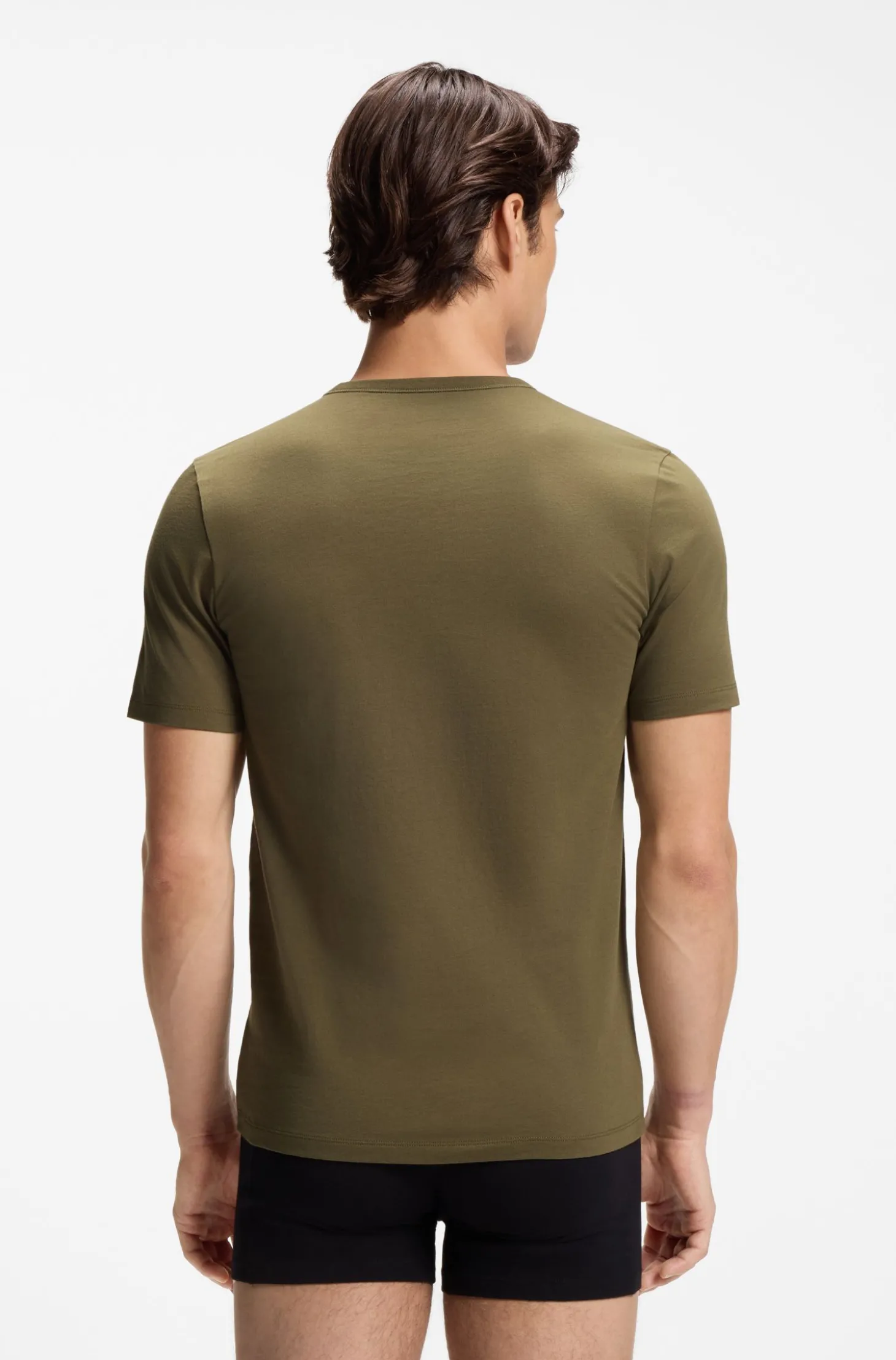 Dreierpack T-Shirts aus Baumwolle mit Logo-Print