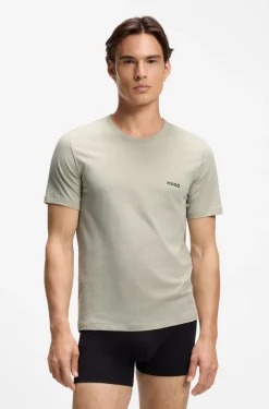 Dreierpack T-Shirts aus Baumwolle mit Logo-Print
