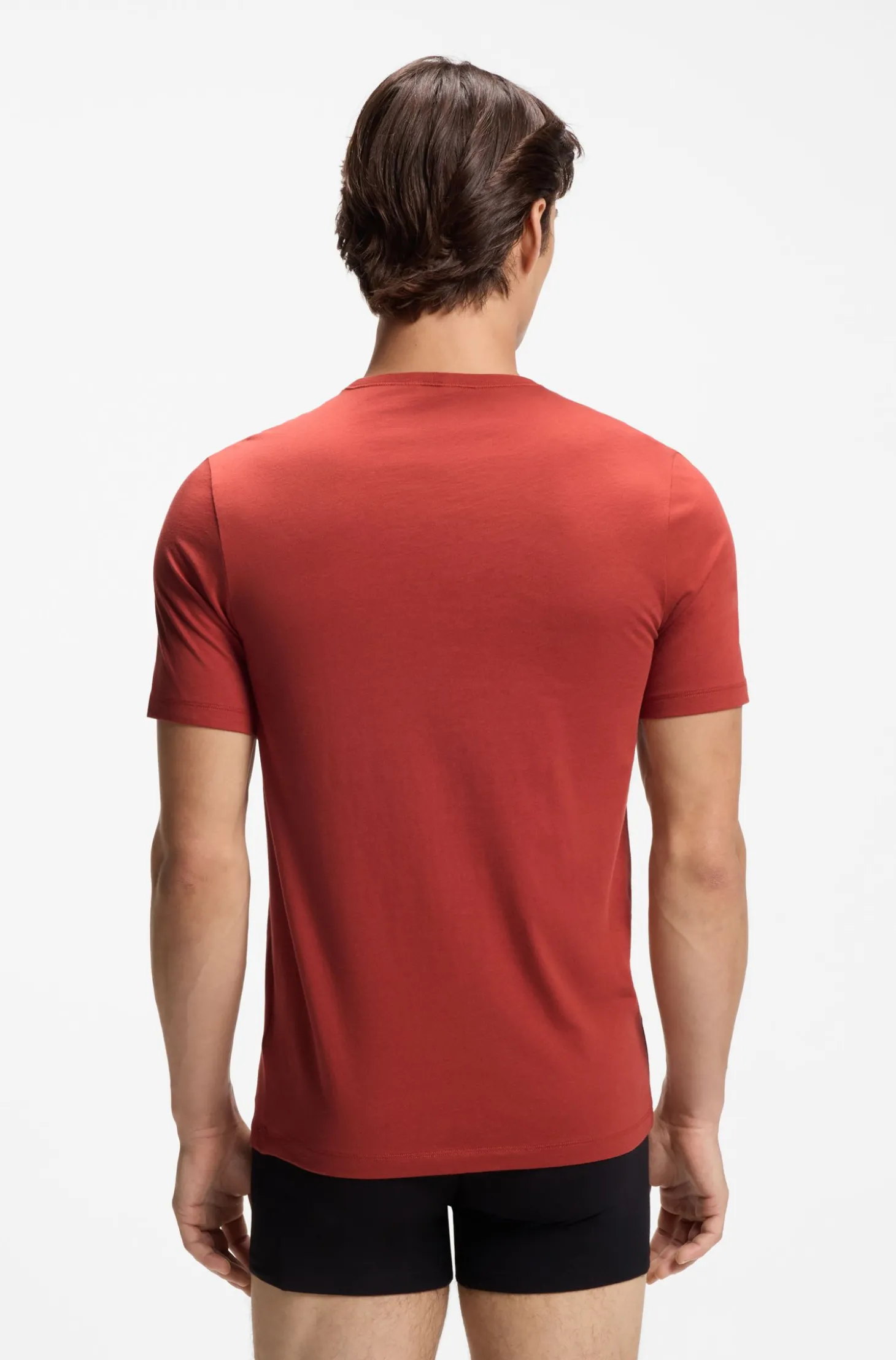 Dreierpack T-Shirts aus Baumwolle mit Logo-Print