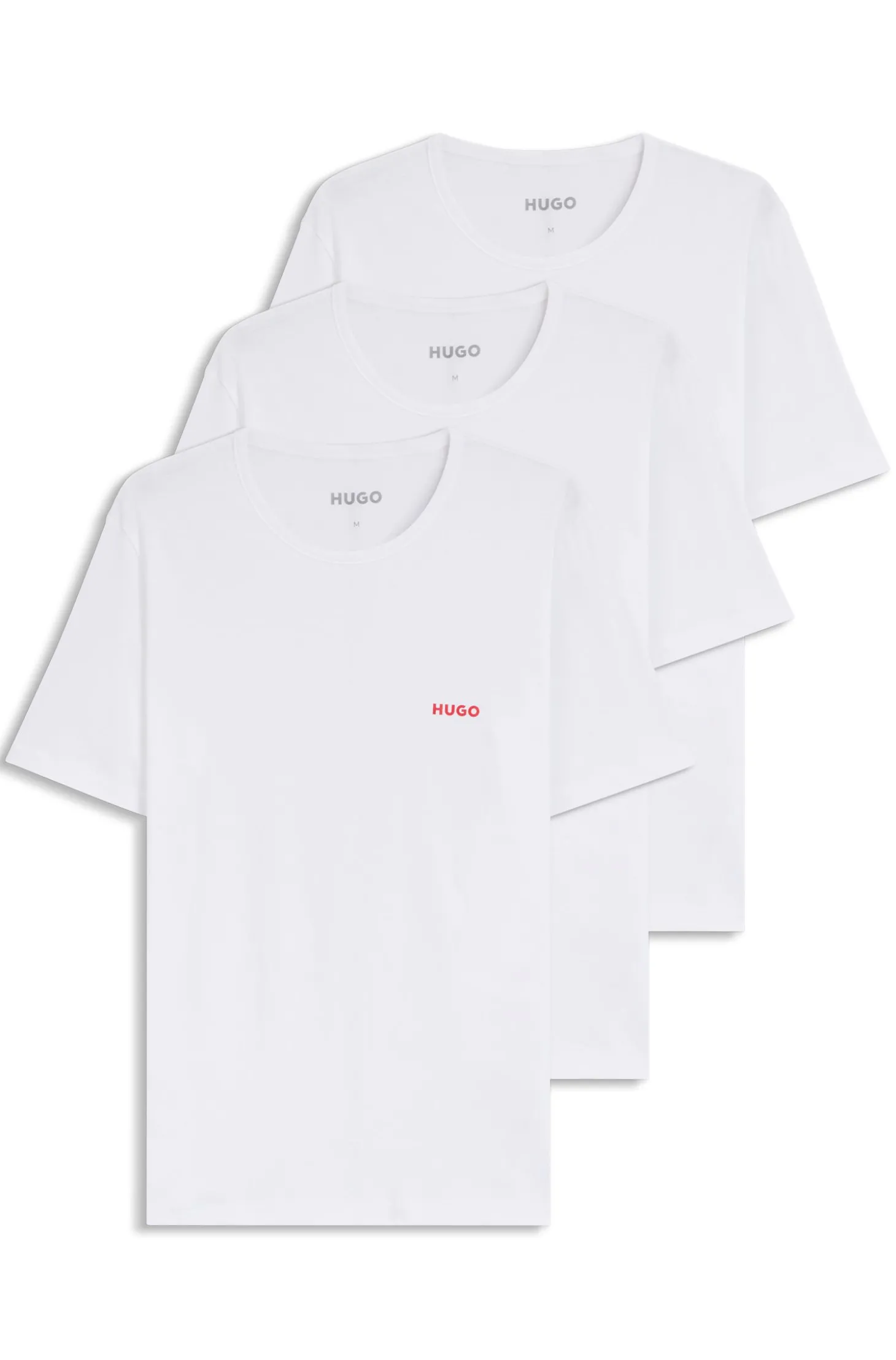 Dreierpack T-Shirts aus Baumwolle