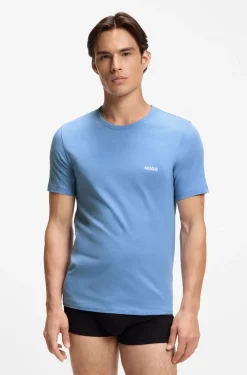 Dreierpack T-Shirts aus Baumwolle mit Logo-Print