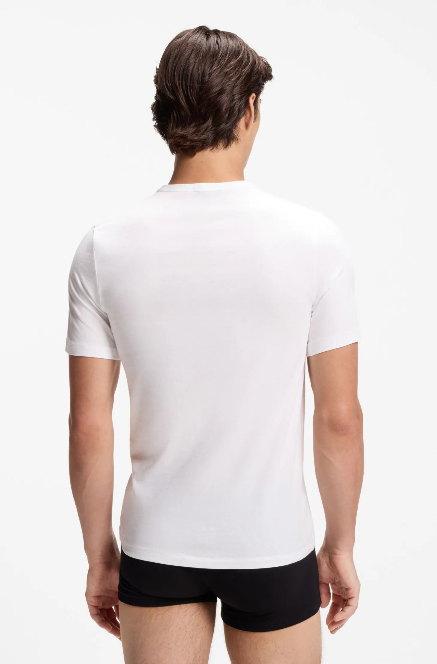 Dreierpack T-Shirts aus Baumwolle mit Logo-Print