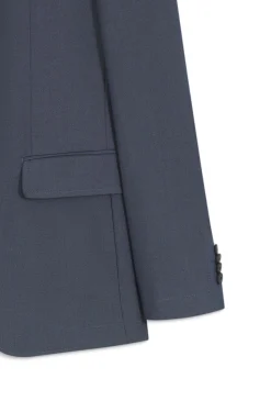 Dreiteiliger Slim-Fit Anzug mit Weste mit Reißverschluss