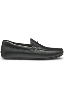 Driver-Schuhe aus Nappaleder mit Logo-Hardware