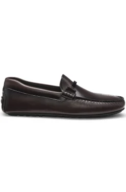 Driver-Schuhe aus Nappaleder mit Logo-Hardware