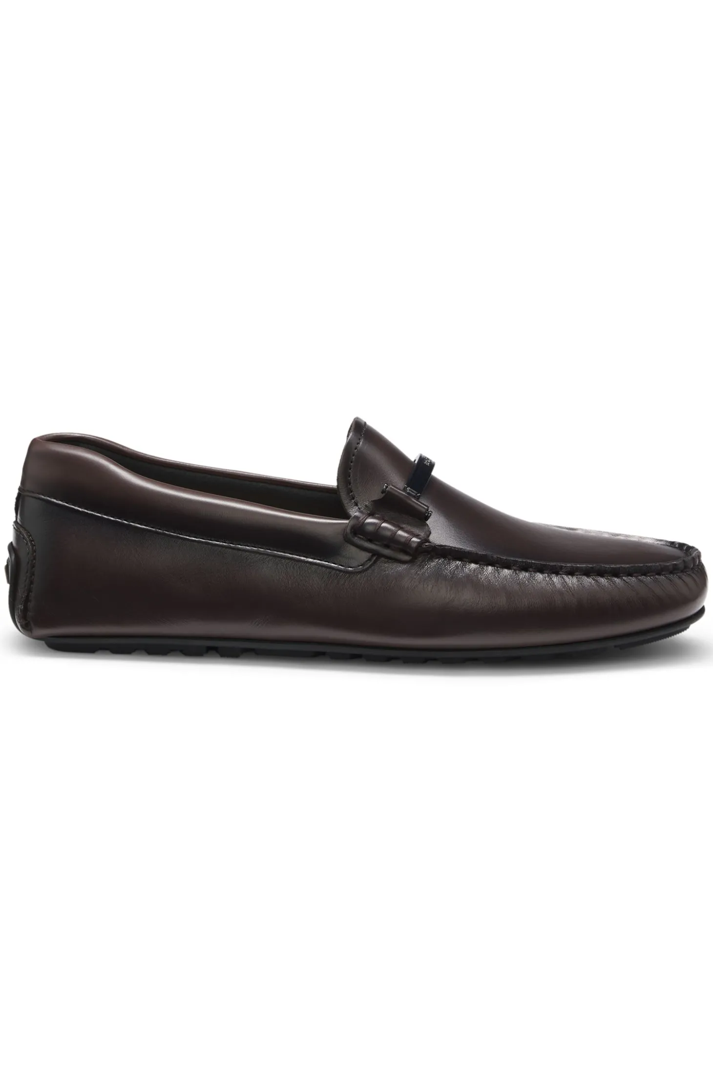 Driver-Schuhe aus Nappaleder mit Logo-Hardware