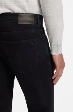 Dunkelblaue Slim-Fit Jeans aus bequemem Stretch-Denim