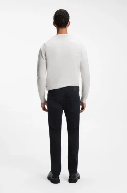 Dunkelblaue Slim-Fit Jeans aus bequemem Stretch-Denim