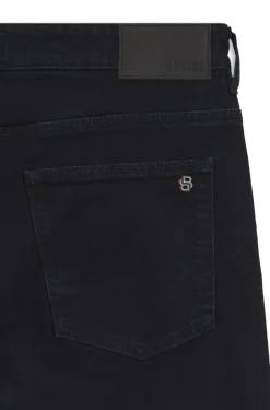 Dunkelblaue Slim-Fit Jeans aus bequemem Stretch-Denim