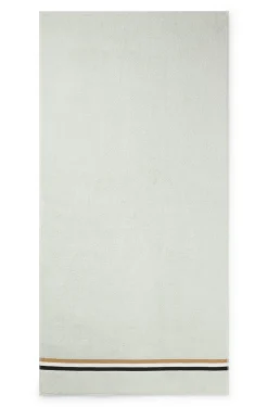 Duschtuch aus Baumwolle mit Signature-Streifen am Rand