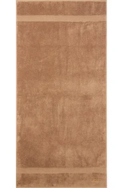 Duschtuch aus Baumwolle mit tonaler Logo-Stickerei