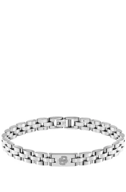 Edelstahlarmband mit Double-B-Monogramm
