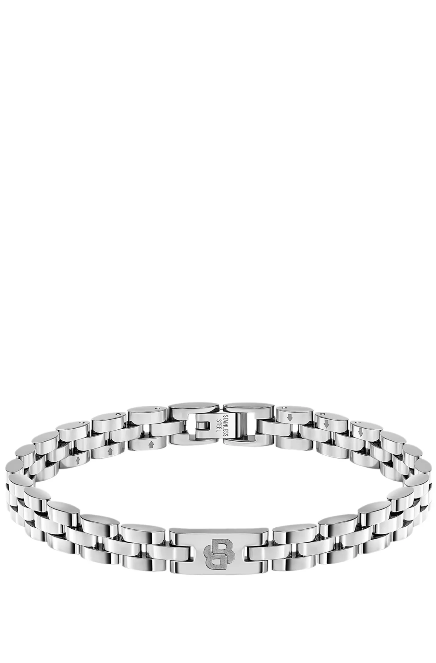 Edelstahlarmband mit Double-B-Monogramm
