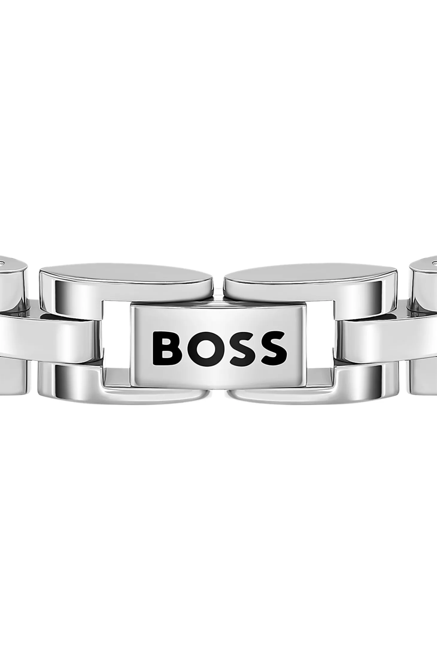 Edelstahlarmband mit Double-B-Monogramm
