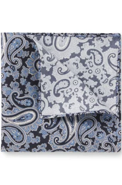 Einstecktuch aus reiner Seide mit Paisley-Print
