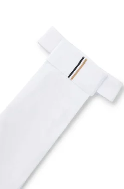 Einteiliger Reitsport-Plastron mit charakteristischem Streifen