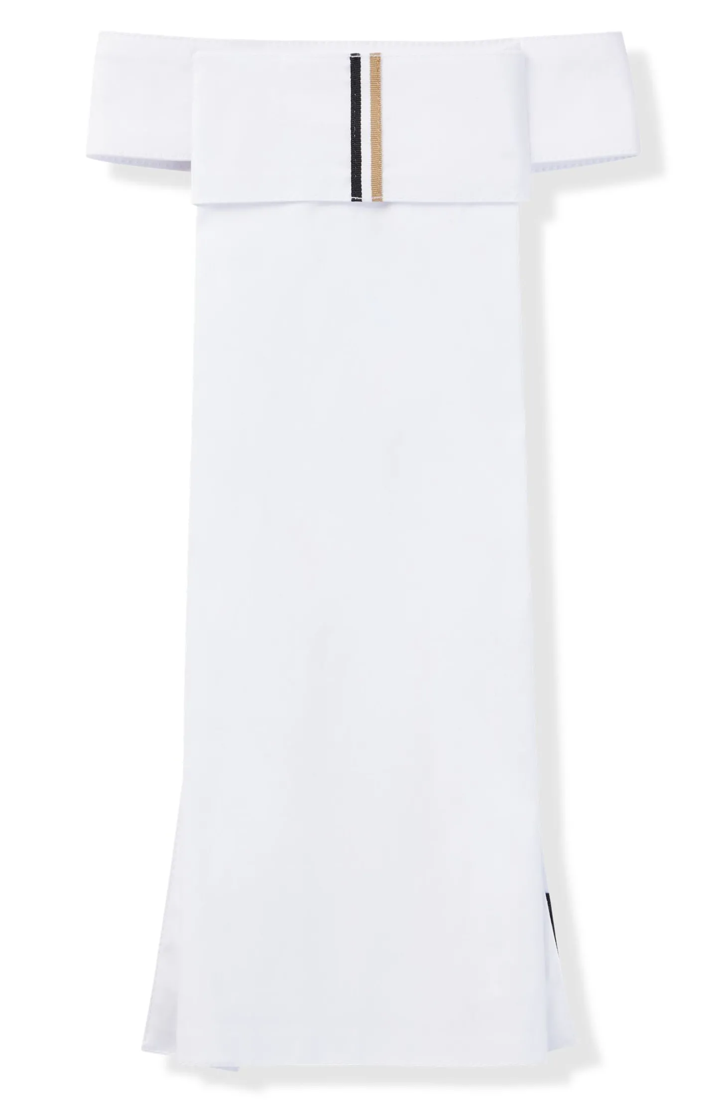 Einteiliger Reitsport-Plastron mit charakteristischem Streifen