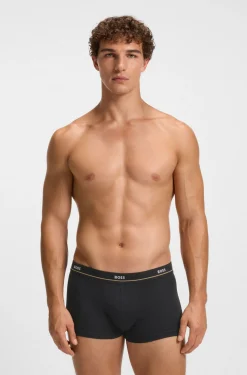 Eng anliegende Boxershorts aus Stretch-Baumwolle im Fünferpack