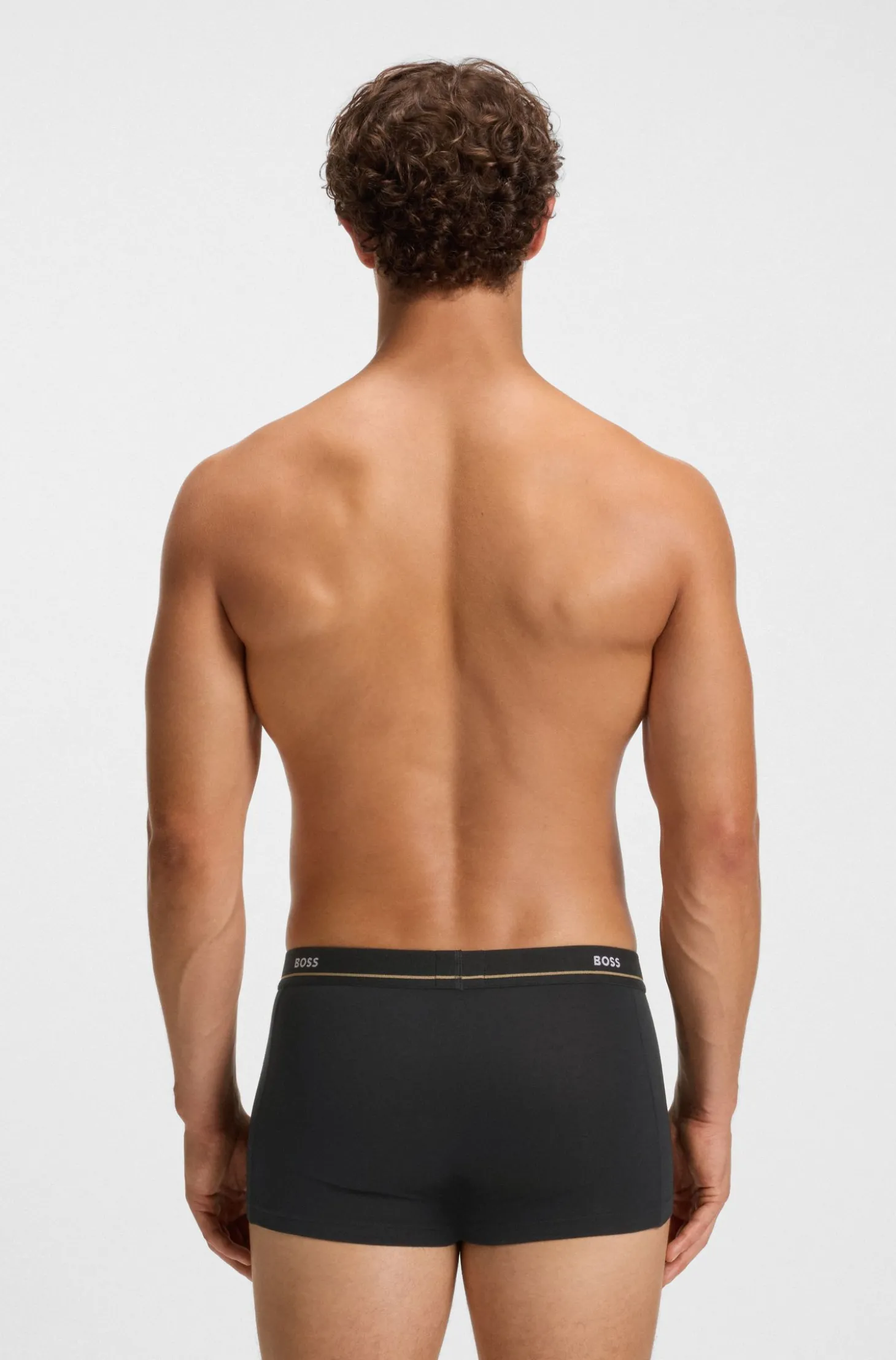Eng anliegende Boxershorts aus Stretch-Baumwolle im Fünferpack