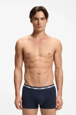 Eng anliegende Boxershorts aus Stretch-Baumwolle im Dreierpack