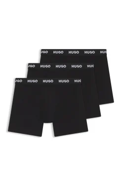 Eng anliegende Boxershorts aus Stretch-Baumwolle im Dreierpack