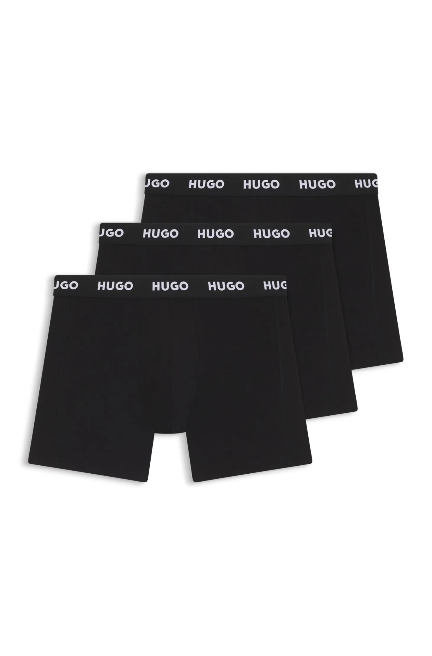 Eng anliegende Boxershorts aus Stretch-Baumwolle im Dreierpack