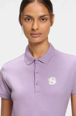 Equestrian Poloshirt aus Stretch-Baumwolle mit Double-B-Monogramm