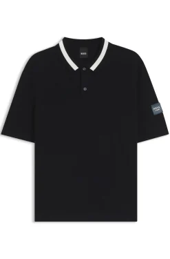 Equestrian Pullover aus Baumwolle mit Polokragen
