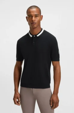 Equestrian Pullover aus Baumwolle mit Polokragen