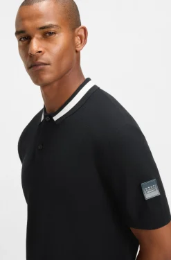 Equestrian Pullover aus Baumwolle mit Polokragen