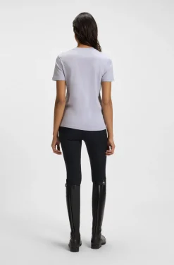 Equestrian T-Shirt aus Stretch-Baumwolle mit Double-B-Monogramm