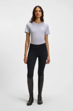 Equestrian T-Shirt aus Stretch-Baumwolle mit Double-B-Monogramm