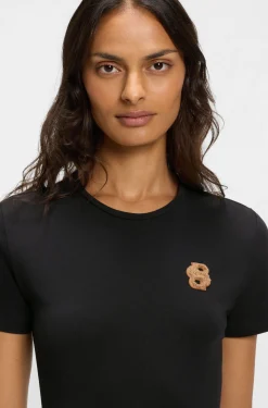 Equestrian T-Shirt aus Stretch-Baumwolle mit Double-B-Monogramm