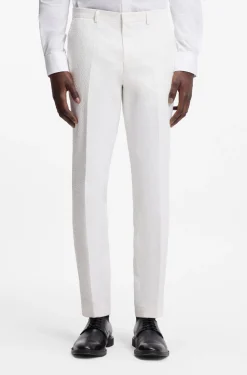 Extra Slim-Fit Anzug aus Stretch-Baumwolle-Seersucker mit drei Pieces