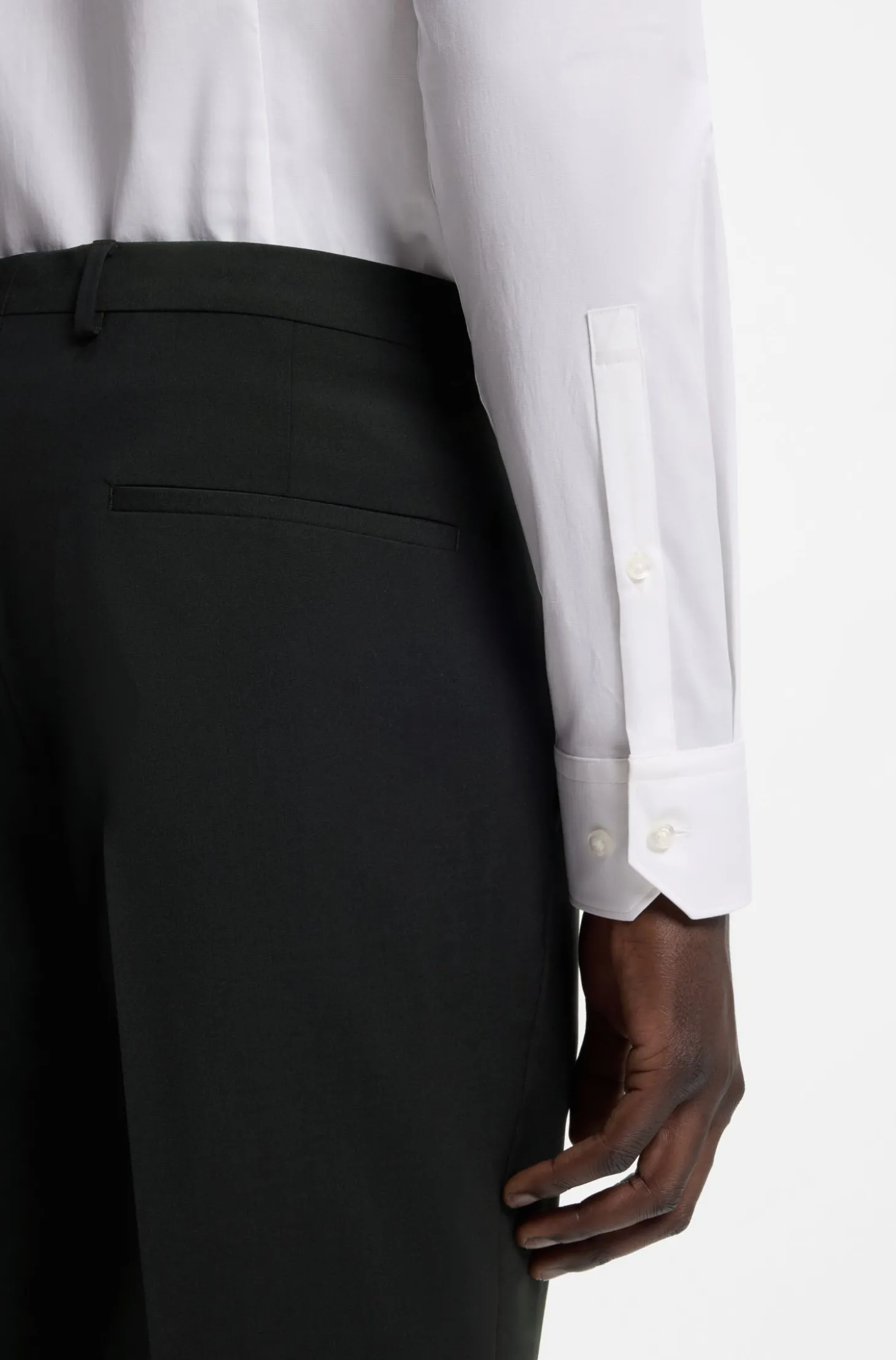 Extra Slim-Fit Hose aus Woll-Mix