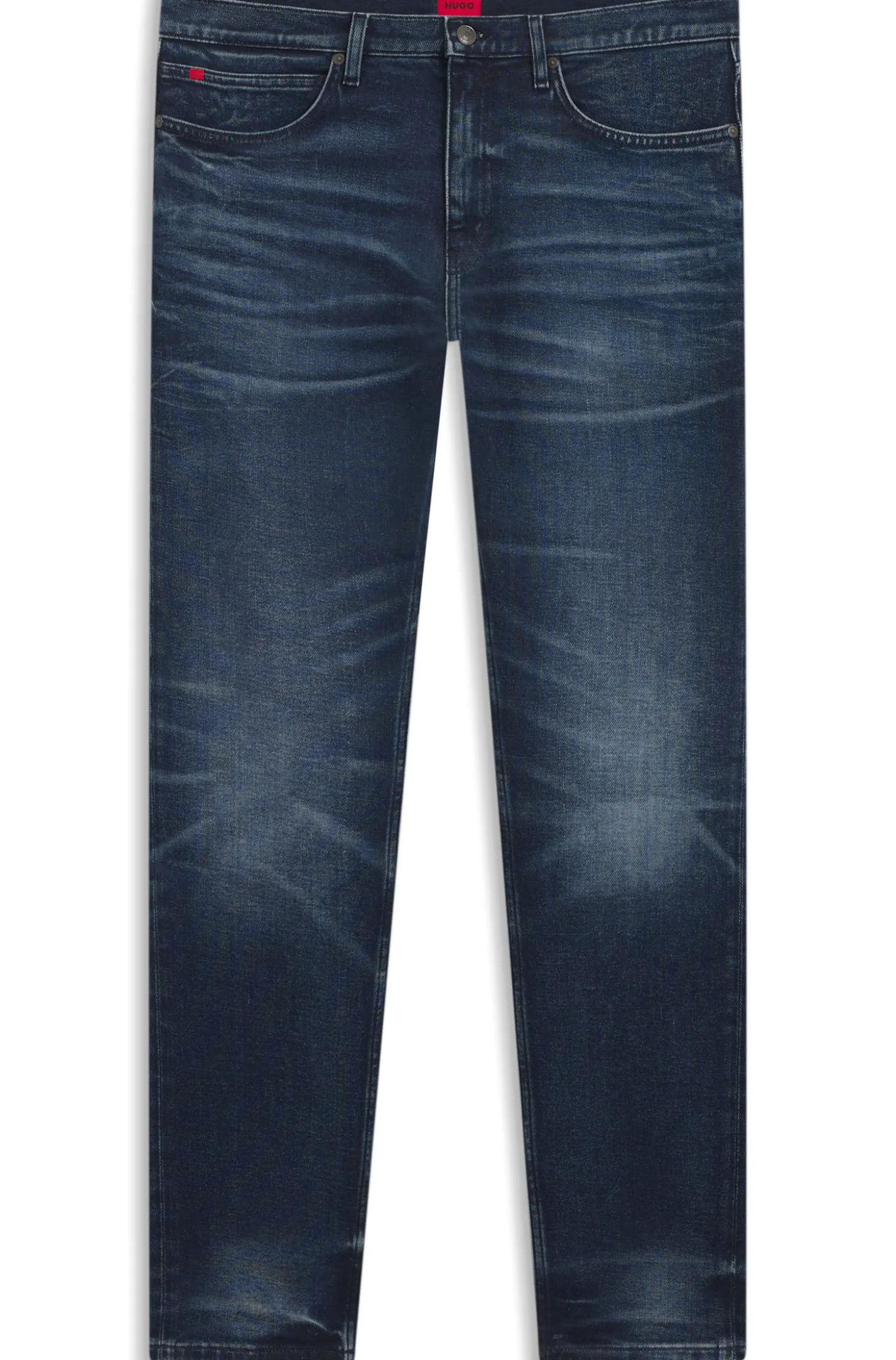 Extra Slim-Fit Jeans aus blauem Stretch-Denim