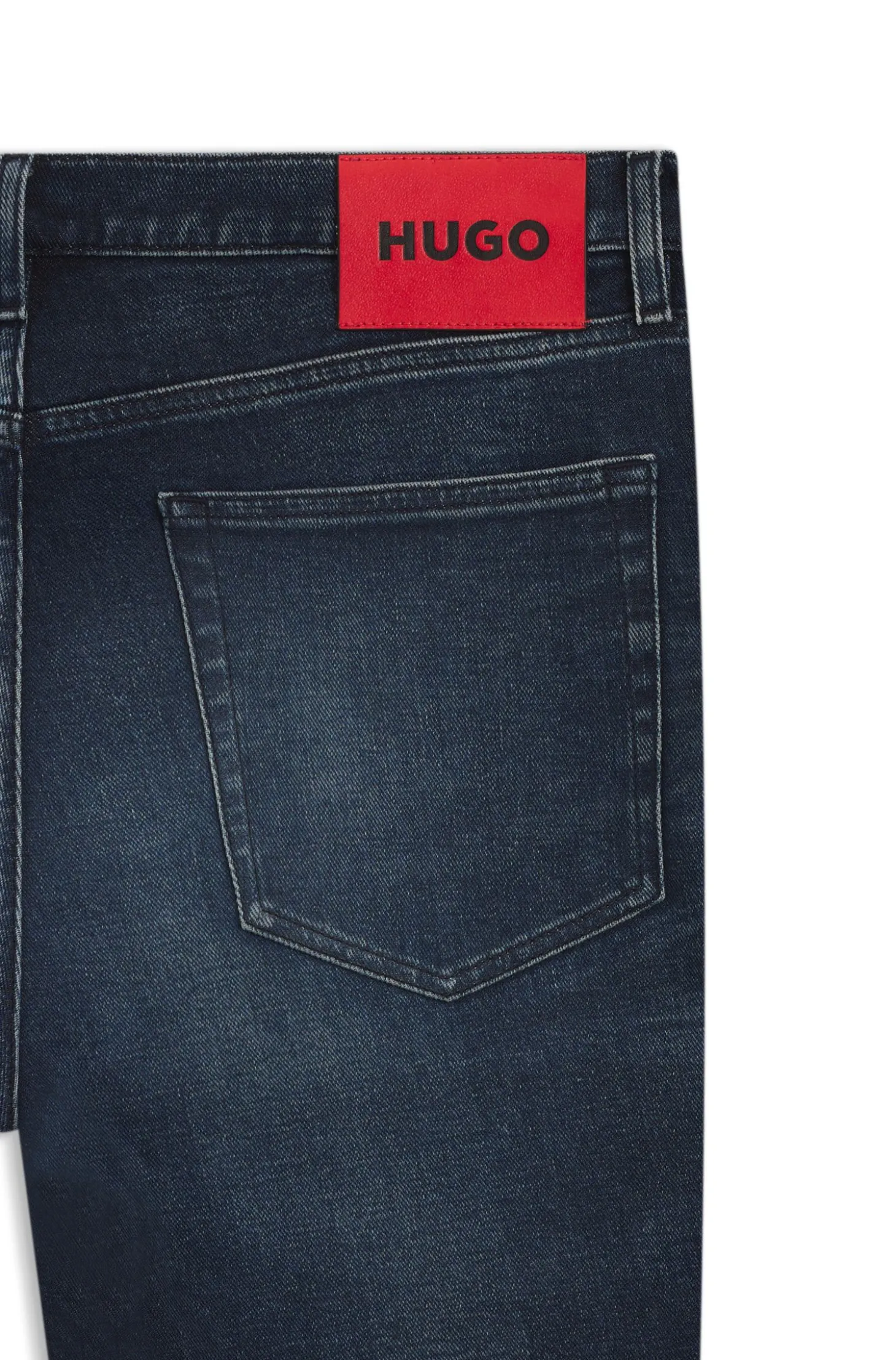 Extra Slim-Fit Jeans aus blauem Stretch-Denim