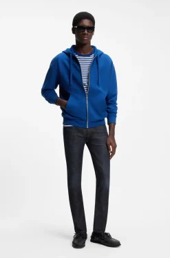 Extra Slim-Fit Jeans aus dunkelblauem Stretch-Denim