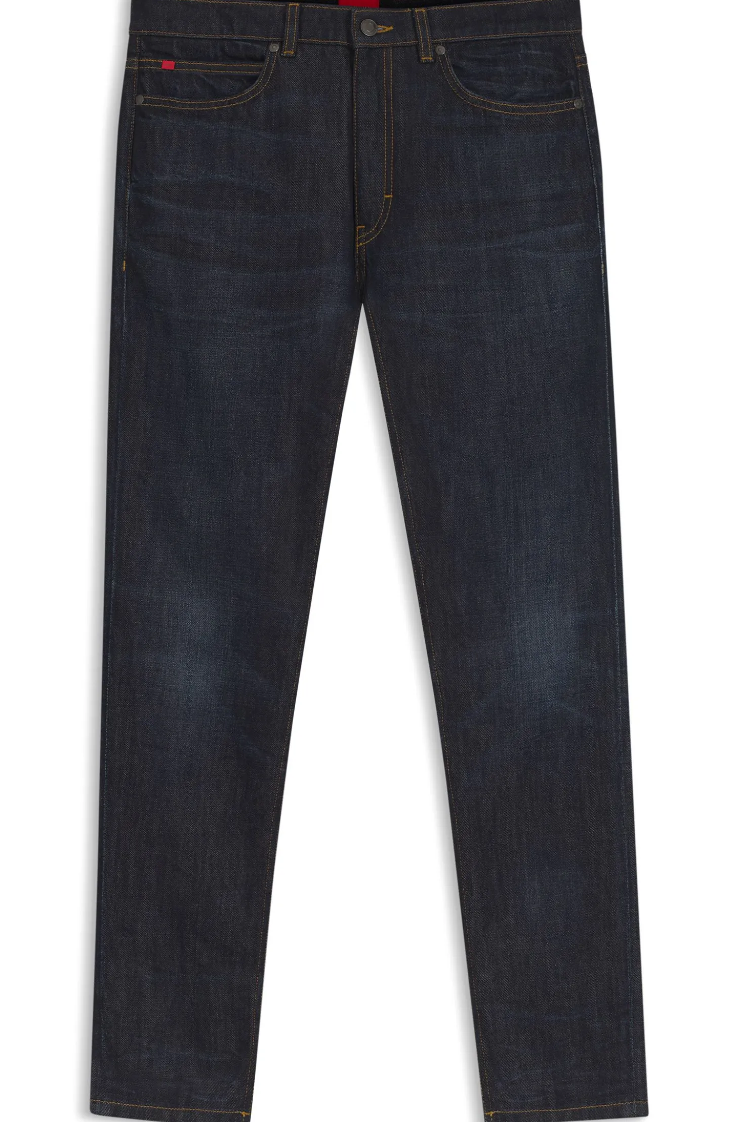 Extra Slim-Fit Jeans aus dunkelblauem Stretch-Denim