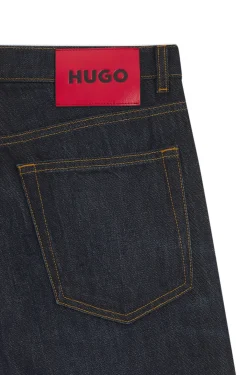 Extra Slim-Fit Jeans aus dunkelblauem Stretch-Denim