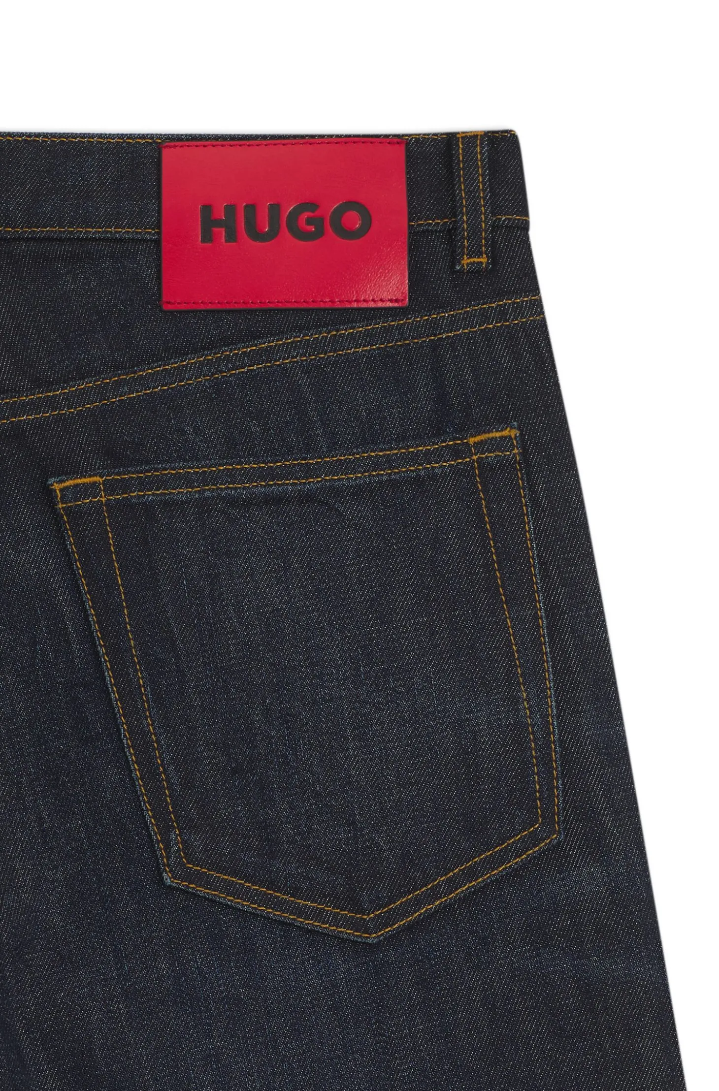 Extra Slim-Fit Jeans aus dunkelblauem Stretch-Denim