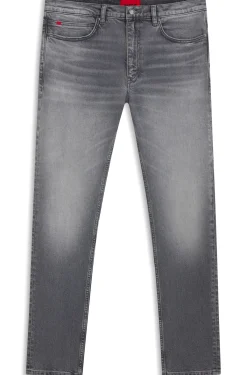 Extra Slim-Fit Jeans aus grauem Stretch-Denim