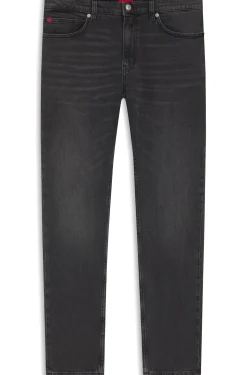Extra Slim-Fit Jeans aus grauem Stretch-Denim