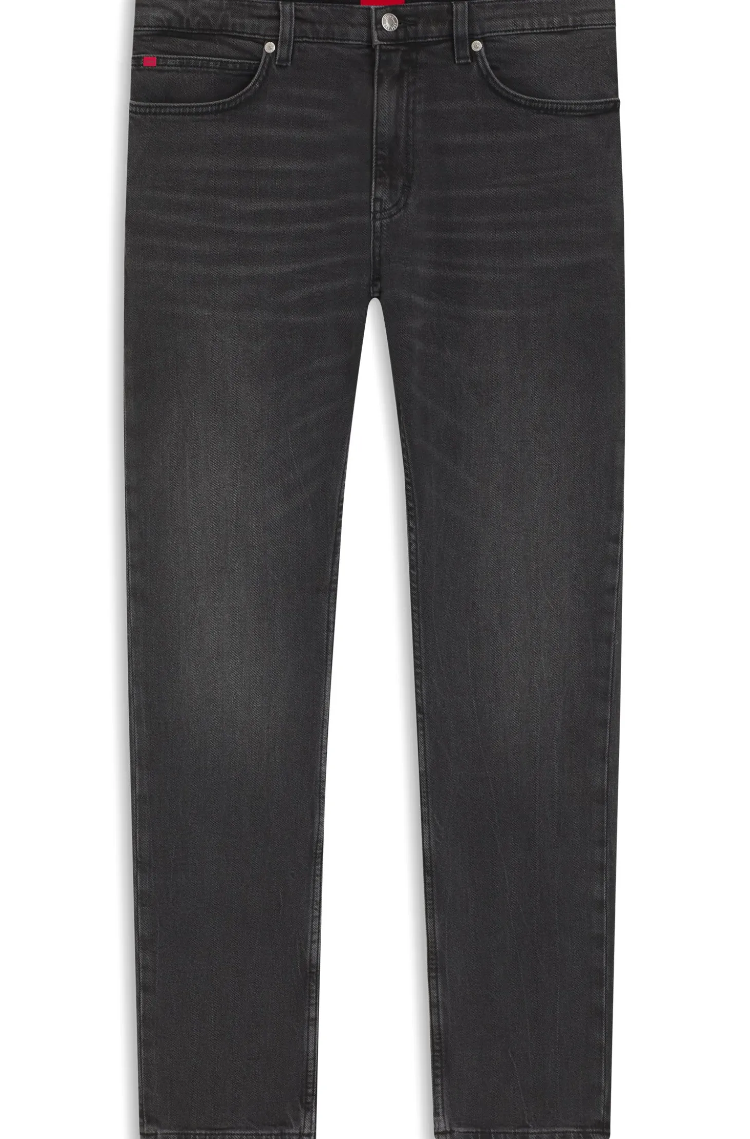 Extra Slim-Fit Jeans aus grauem Stretch-Denim