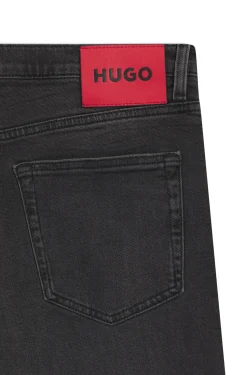 Extra Slim-Fit Jeans aus grauem Stretch-Denim