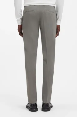 Extra Slim-Fit Popeline-Anzug aus Woll-Mix