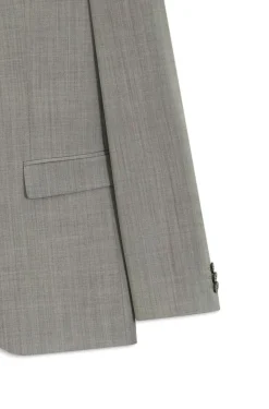 Extra Slim-Fit Popeline-Anzug aus Woll-Mix