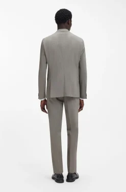 Extra Slim-Fit Popeline-Anzug aus Woll-Mix